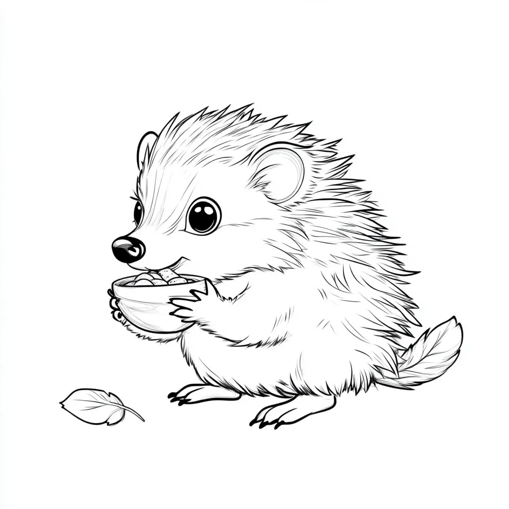 Dibujos para colorear e imprimir Hedgehog