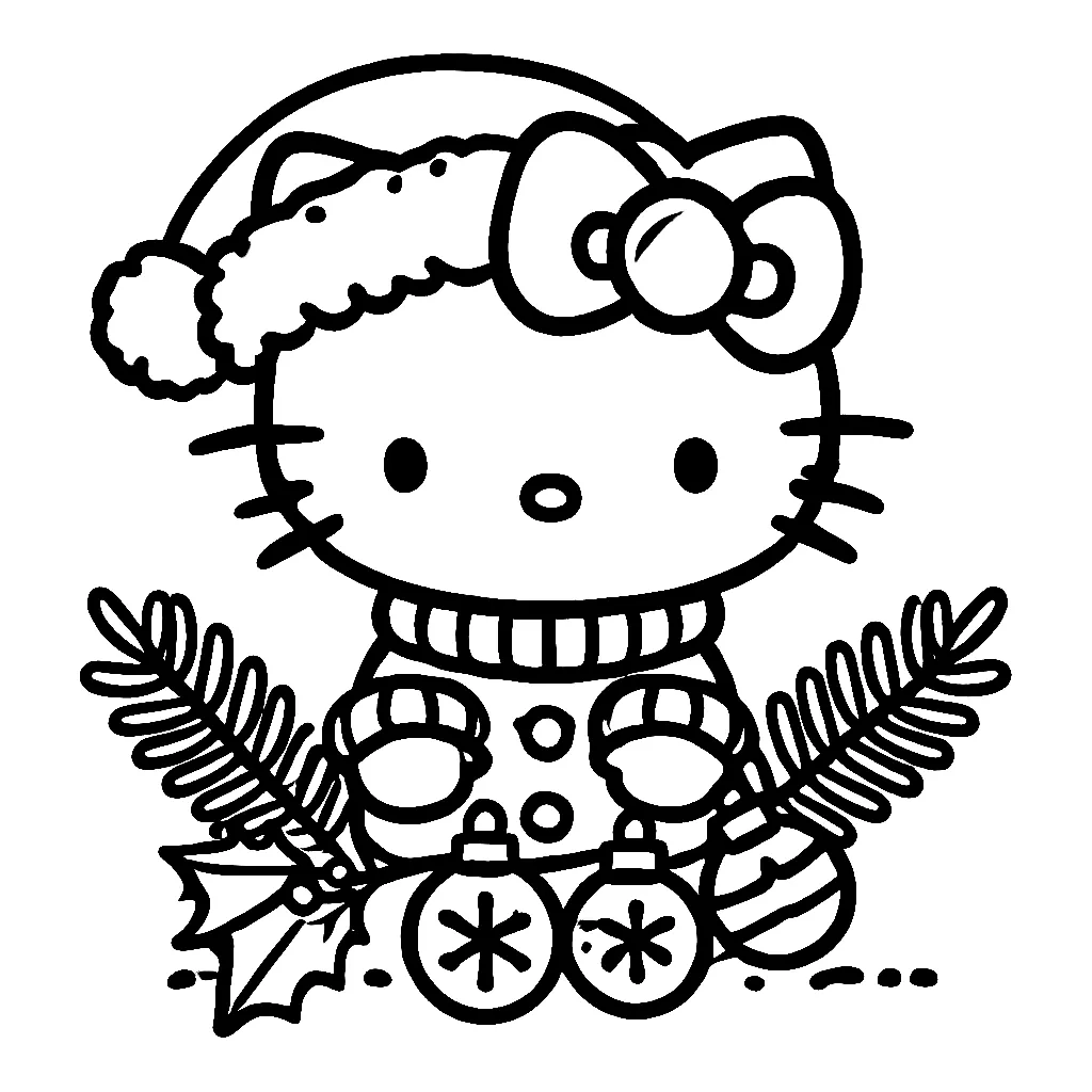 Dibujos para colorear e imprimir Hello Kitty