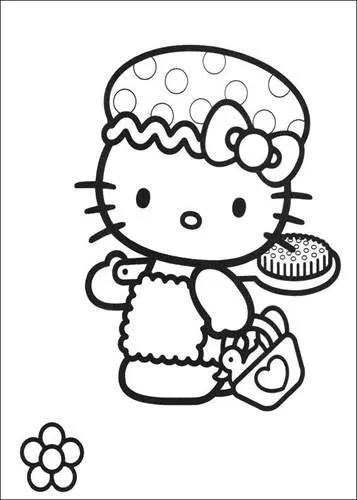 Dibujos para colorear e imprimir Hello Kitty