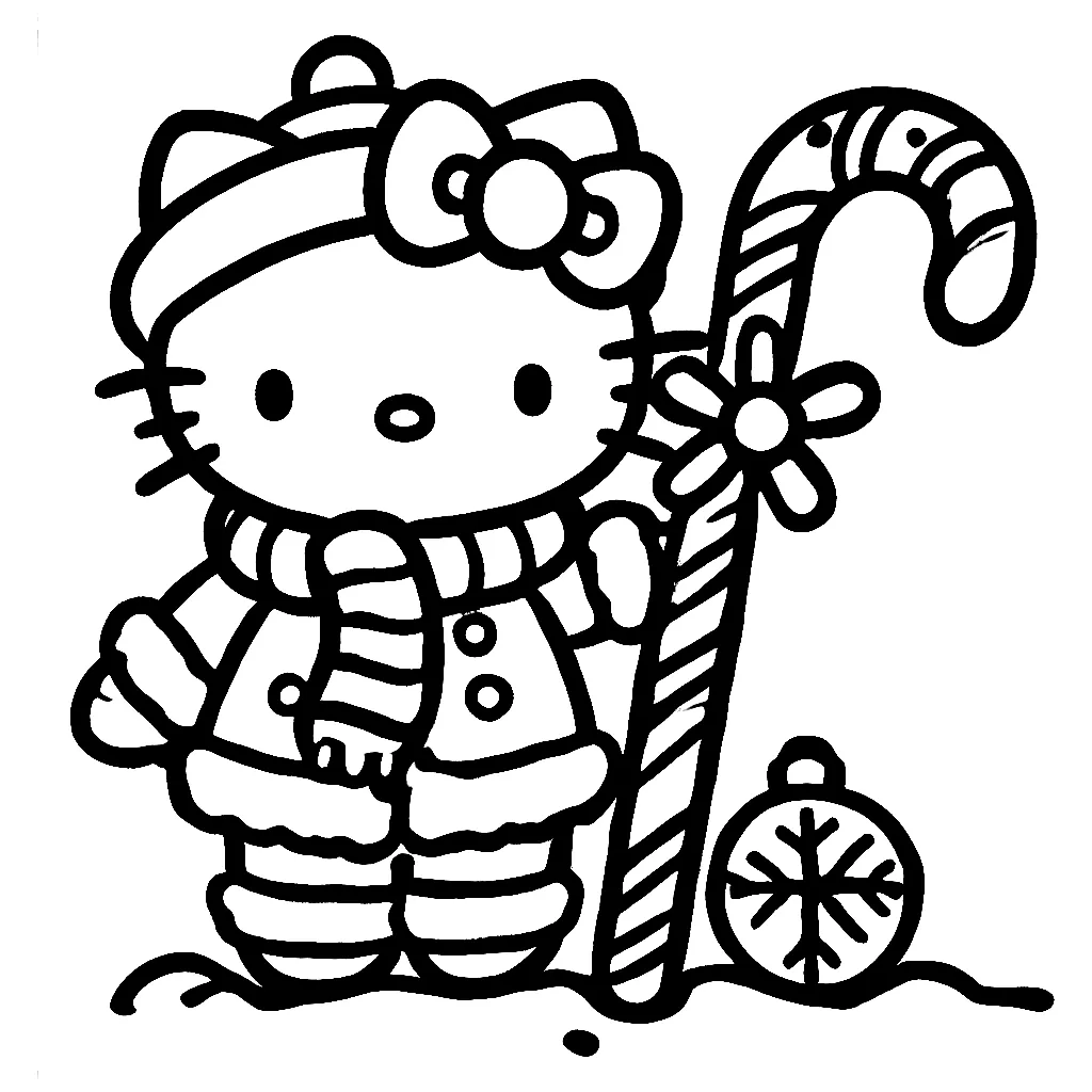 Dibujos para colorear e imprimir Hello Kitty