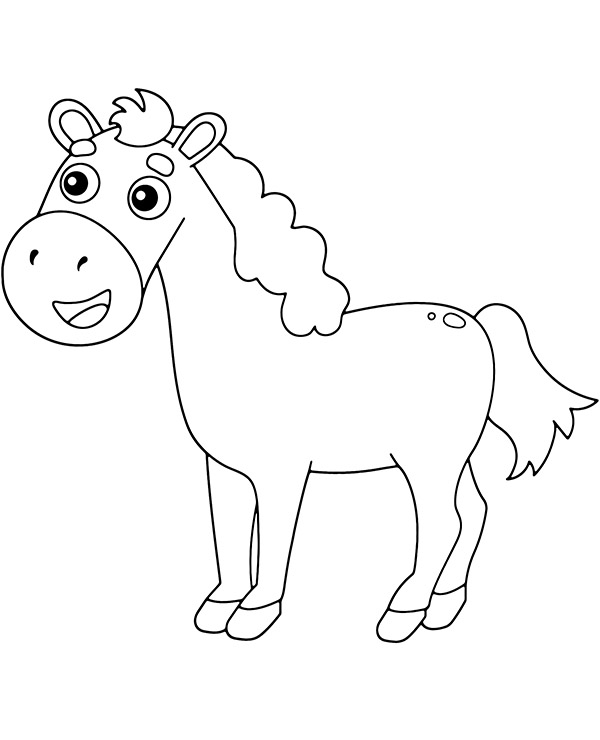 Dibujos para colorear e imprimir Horse