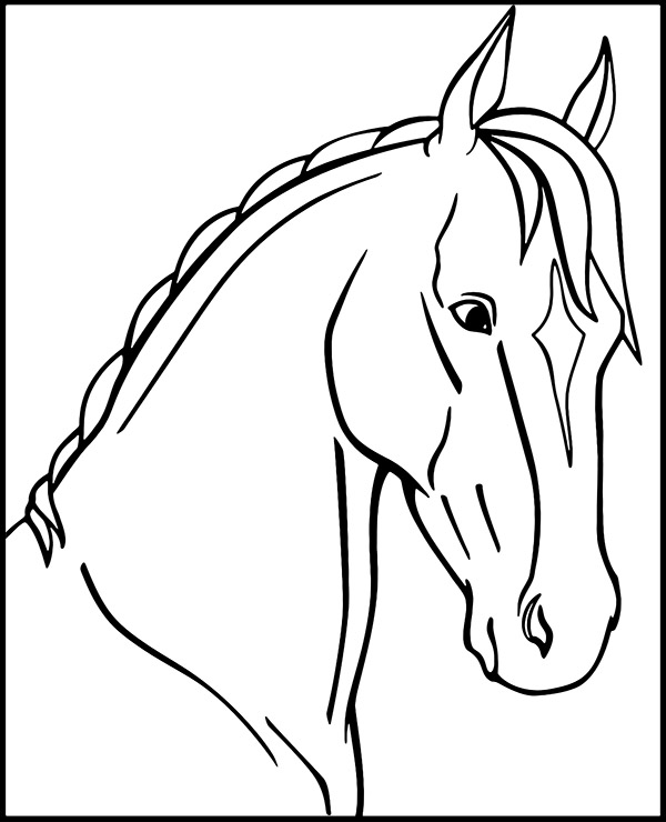 Dibujos para colorear e imprimir Horse