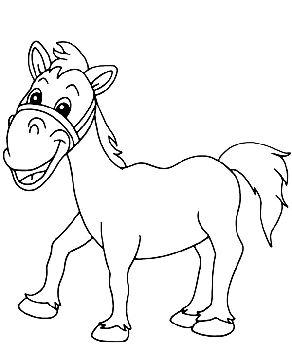 Dibujos para colorear e imprimir Horse