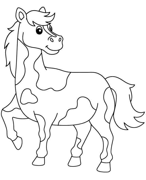 Dibujos para colorear e imprimir Horse