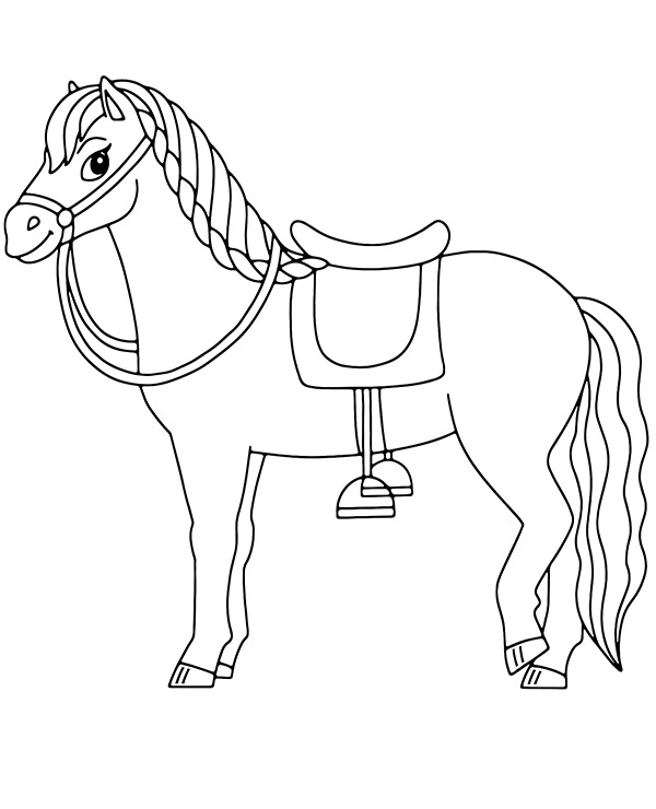 Dibujos para colorear e imprimir Horse