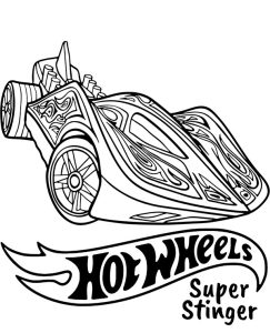 Hot Wheels coloring pages 10