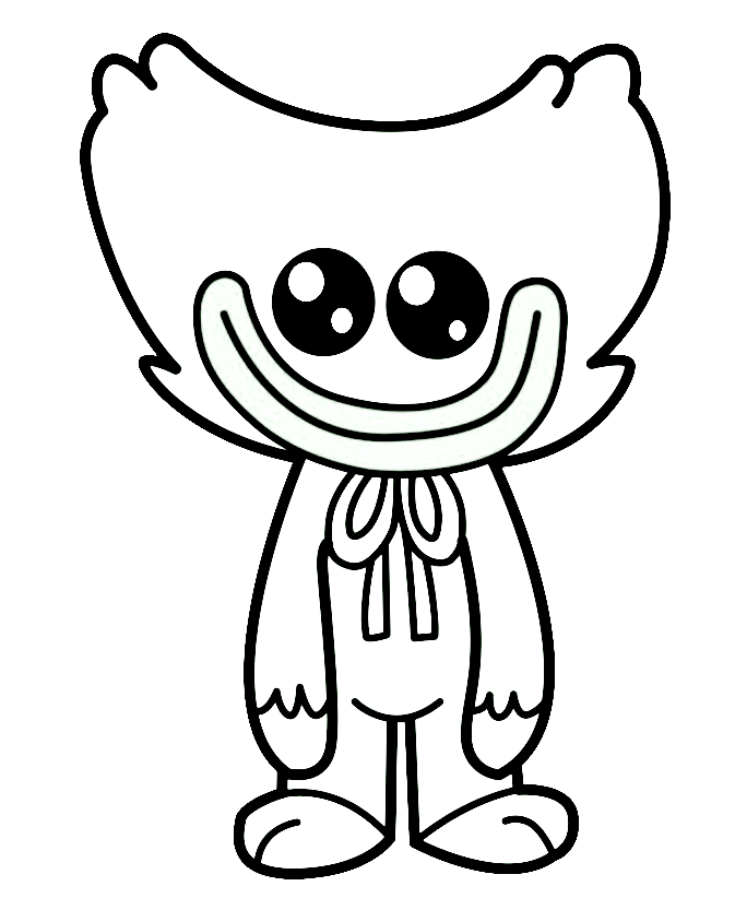 Dibujos para colorear e imprimir Huggy Wuggy