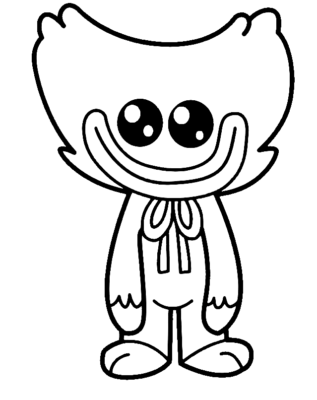 Dibujos para colorear e imprimir Huggy Wuggy