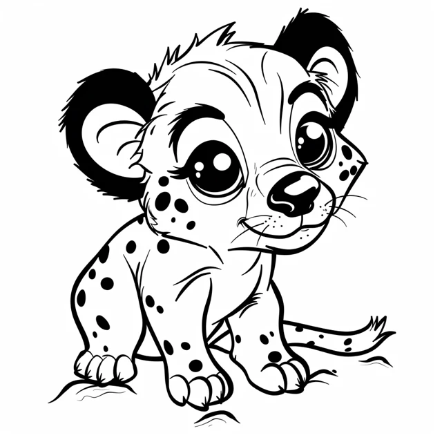 Dibujos para colorear e imprimir Hyenas