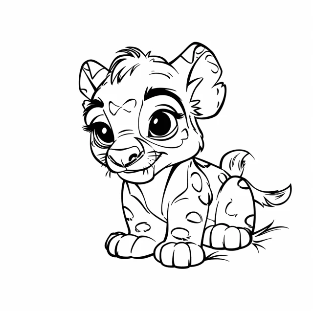 Dibujos para colorear e imprimir Hyenas