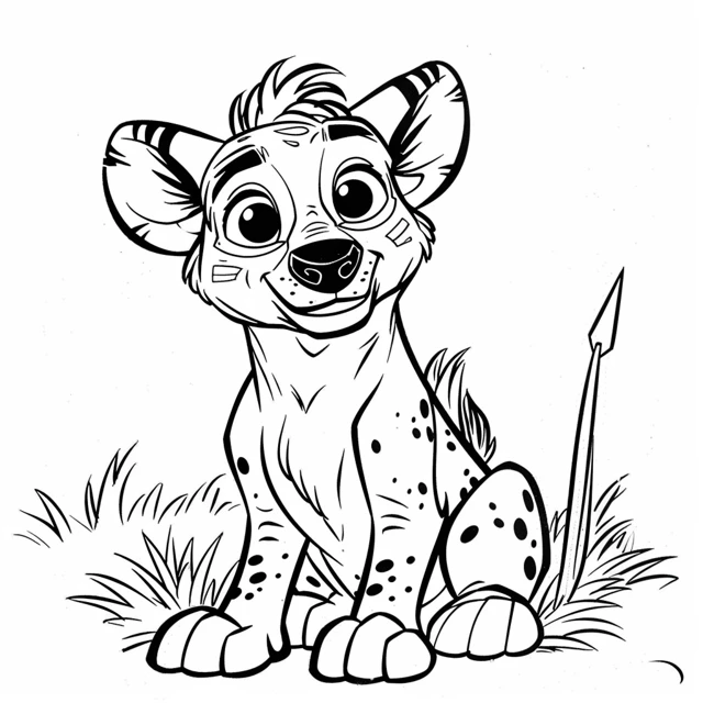 Dibujos para colorear e imprimir Hyenas