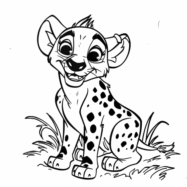 Dibujos para colorear e imprimir Hyenas