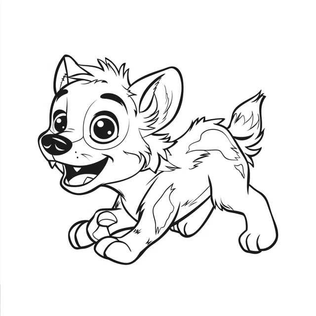 Dibujos para colorear e imprimir Hyenas