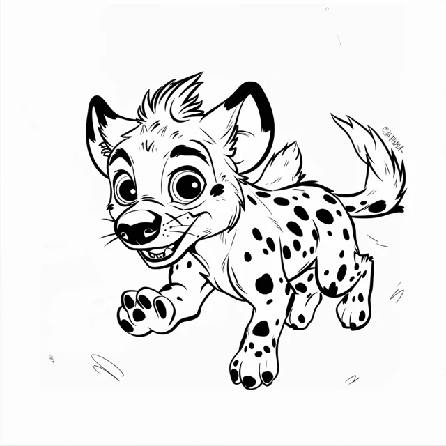 Dibujos para colorear e imprimir Hyenas