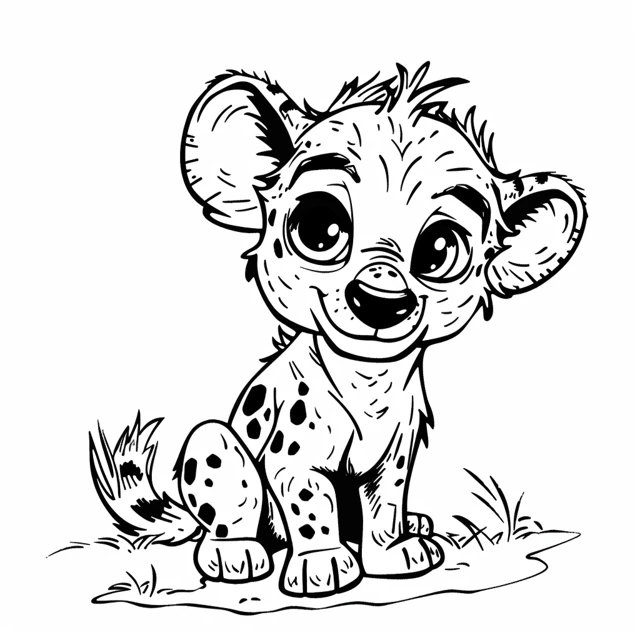 Dibujos para colorear e imprimir Hyenas