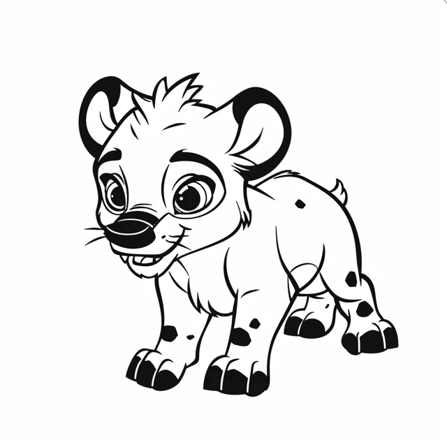 Dibujos para colorear e imprimir Hyenas