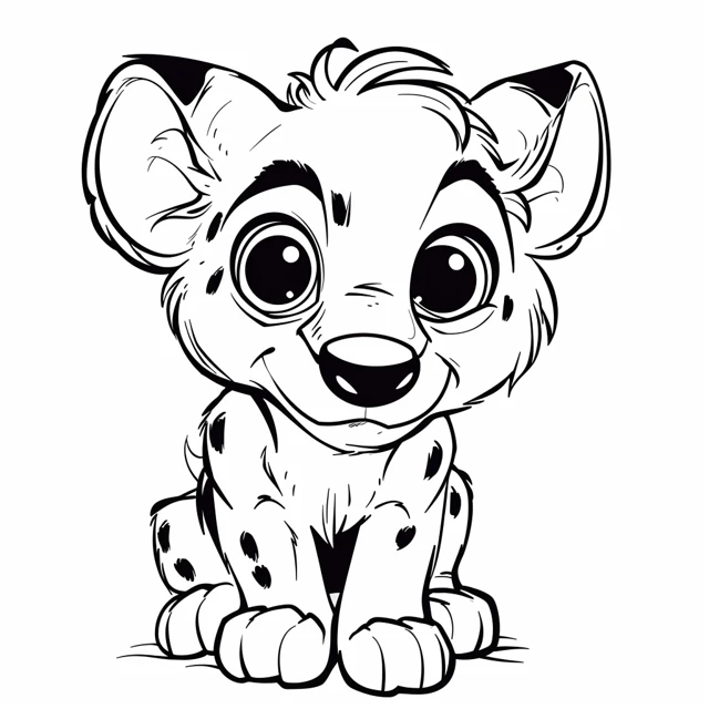 Dibujos para colorear e imprimir Hyenas