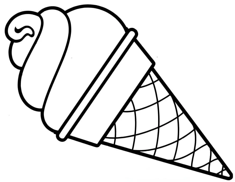 Dibujos para colorear e imprimir Ice Cream