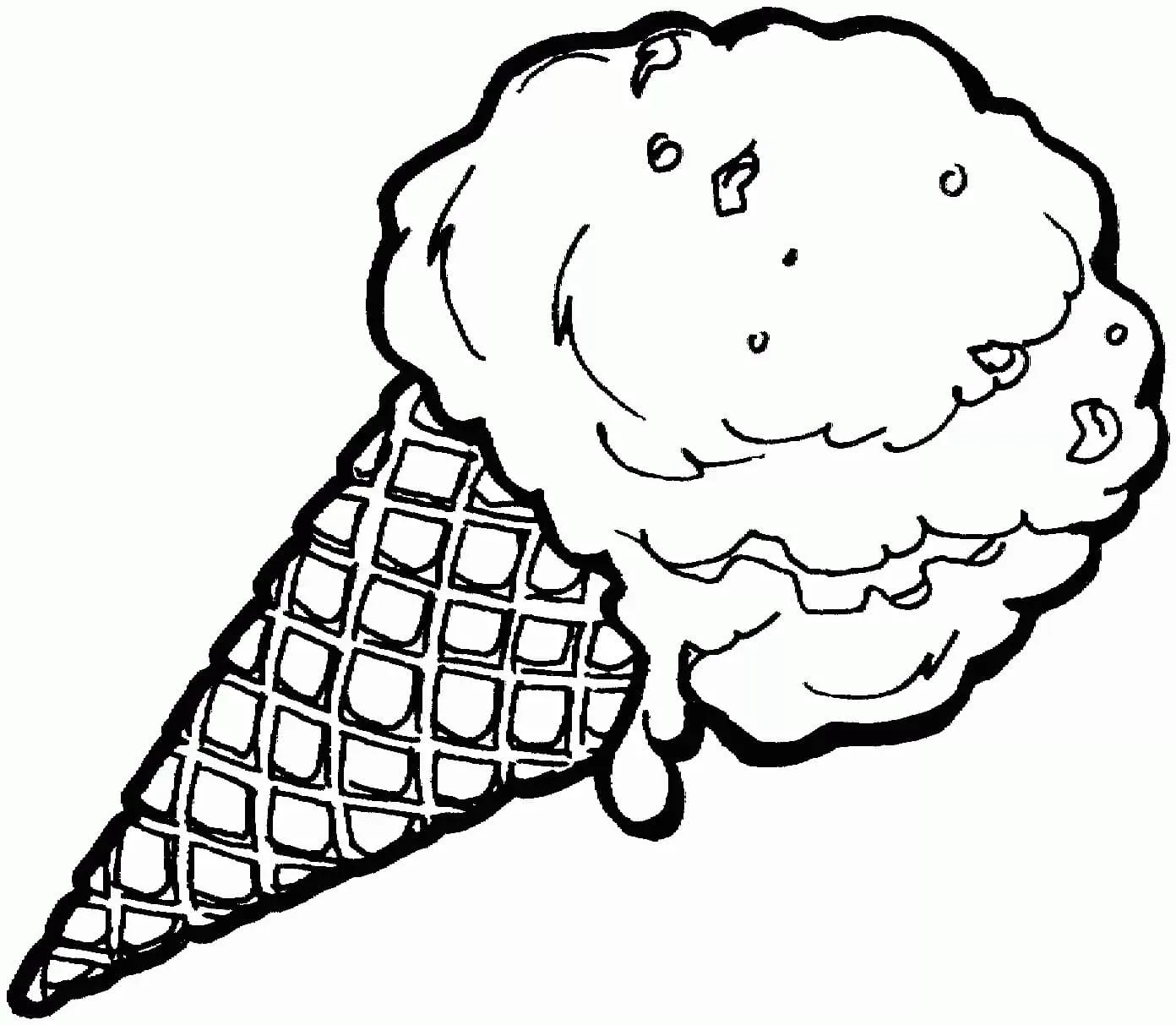 Dibujos para colorear e imprimir Ice Cream