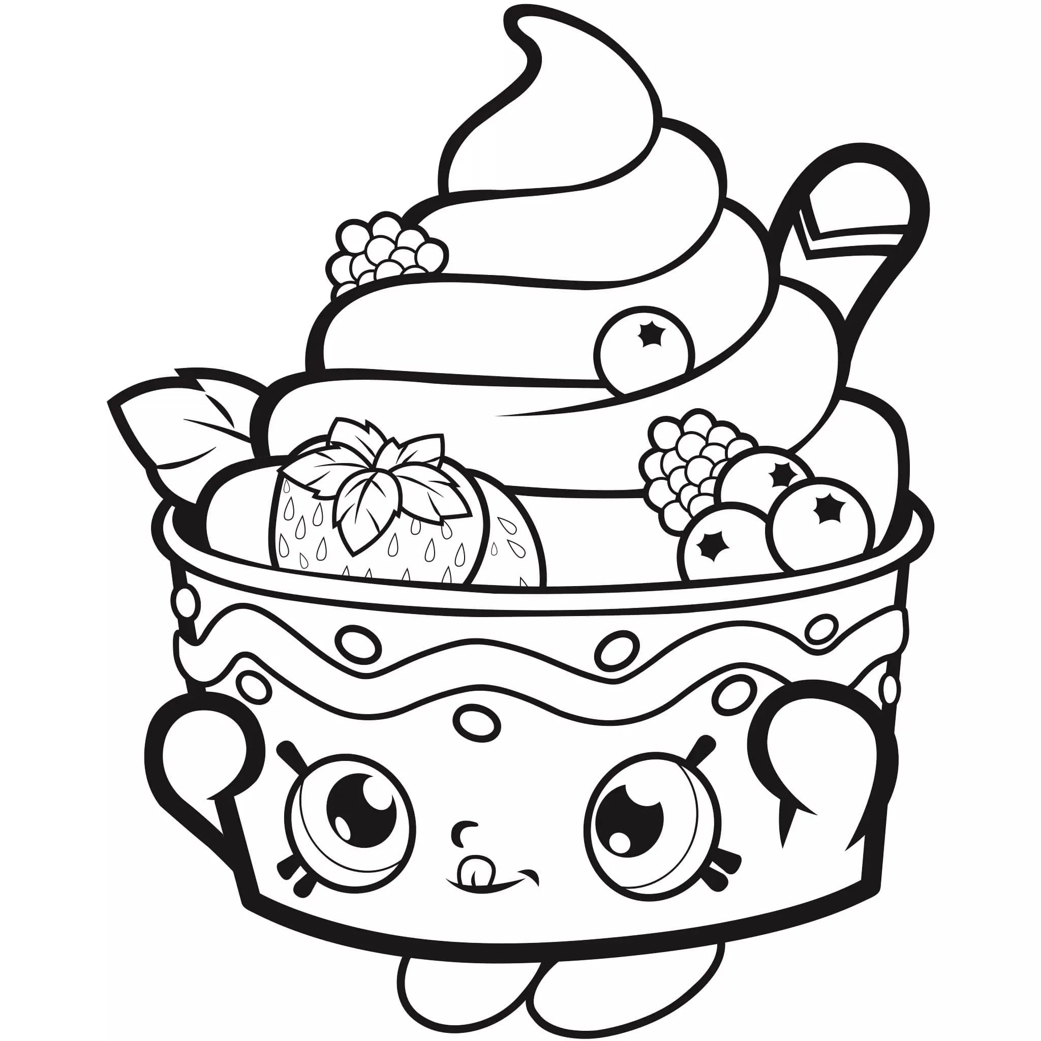 Dibujos para colorear e imprimir Ice Cream