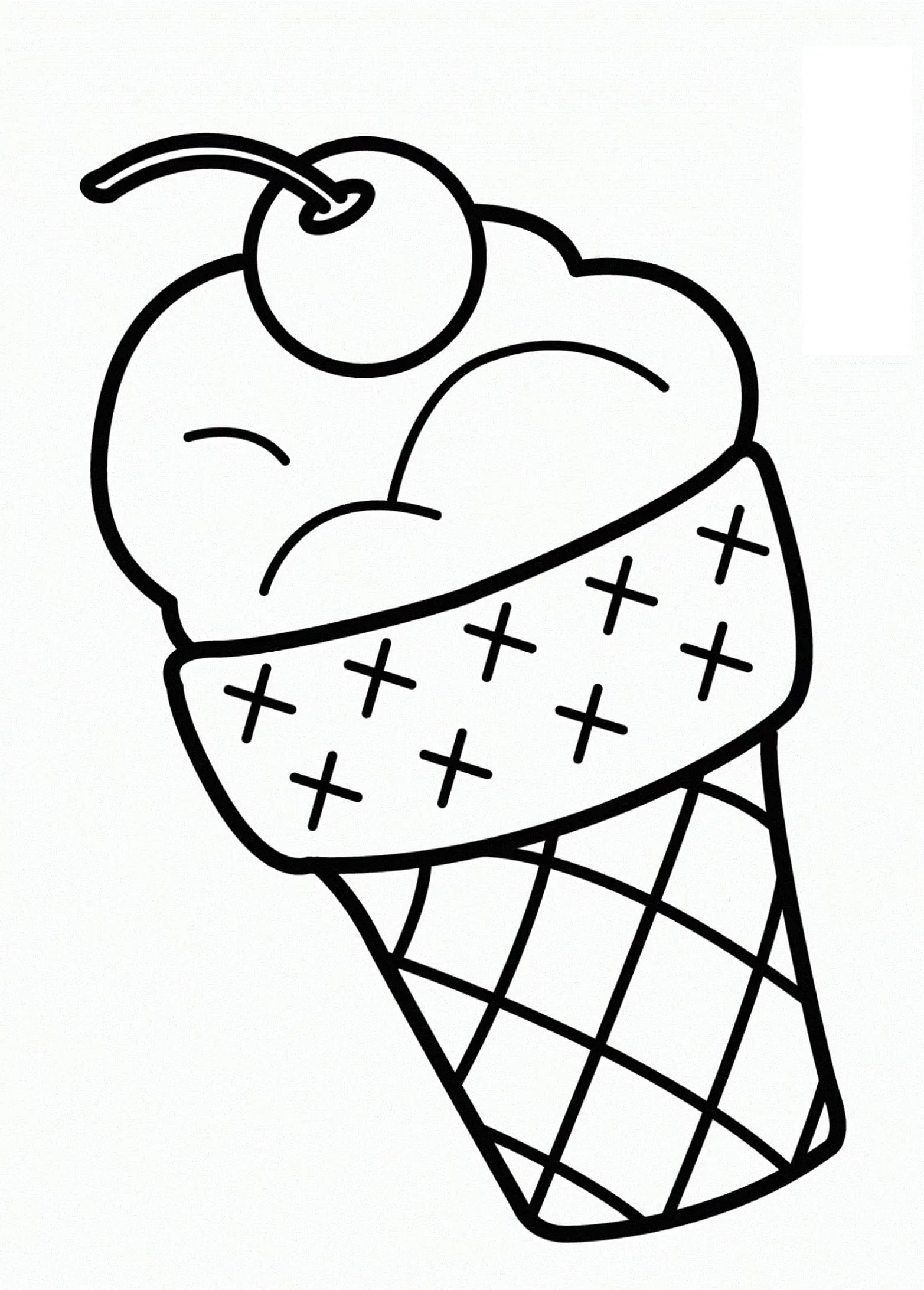 Dibujos para colorear e imprimir Ice Cream