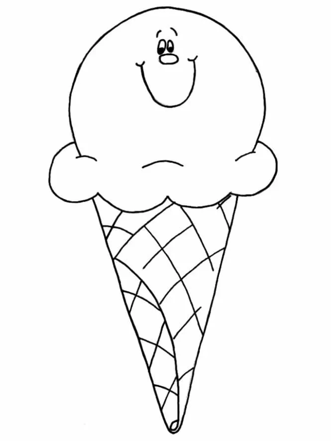 Dibujos para colorear e imprimir Ice Cream