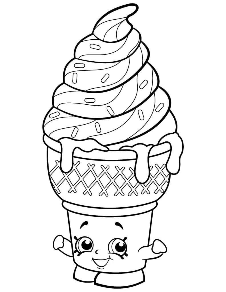 Dibujos para colorear e imprimir Ice Cream