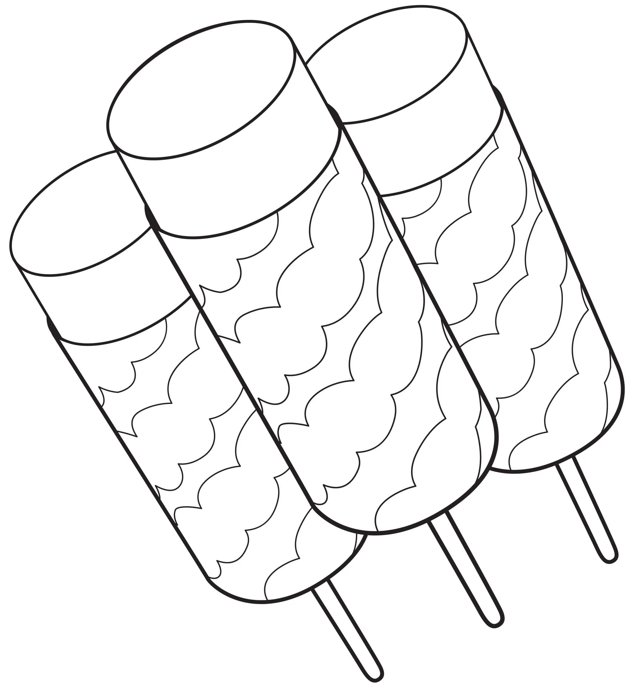 Dibujos para colorear e imprimir Ice Cream