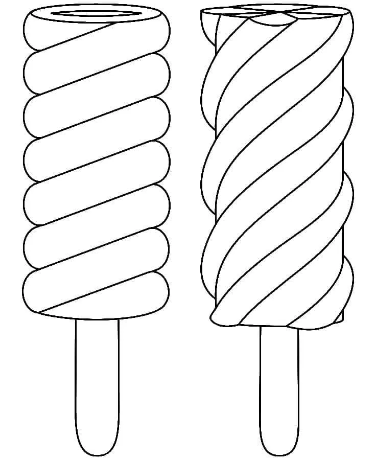 Dibujos para colorear e imprimir Ice Cream