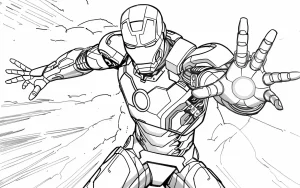 Iron Man coloring pages 12