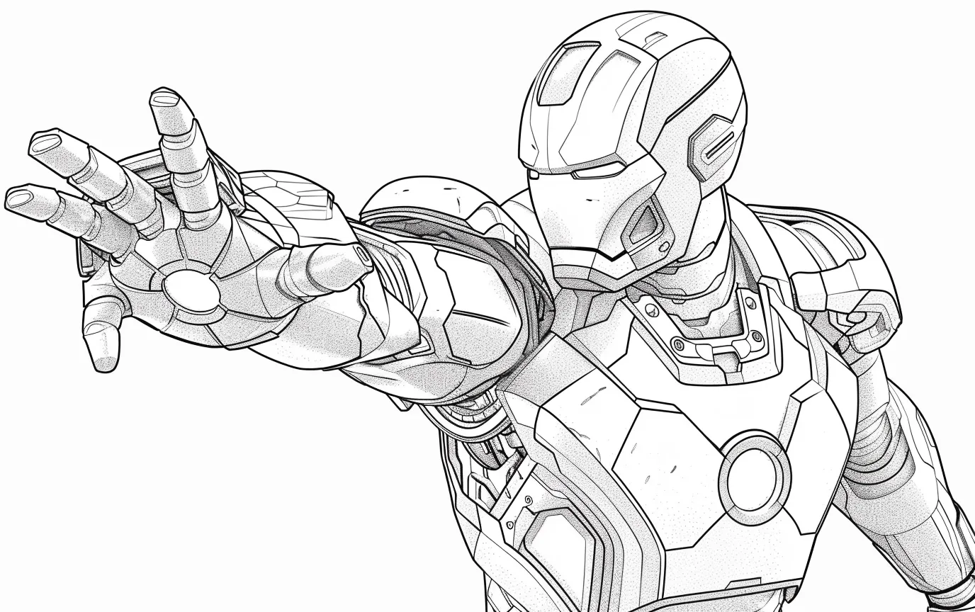 Dibujos para colorear e imprimir Iron Man