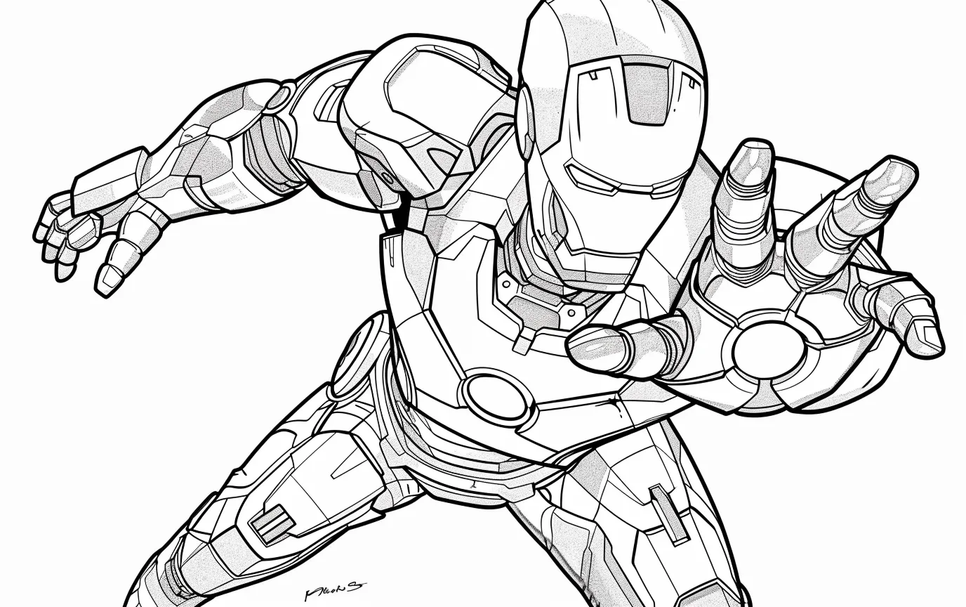 Dibujos para colorear e imprimir Iron Man