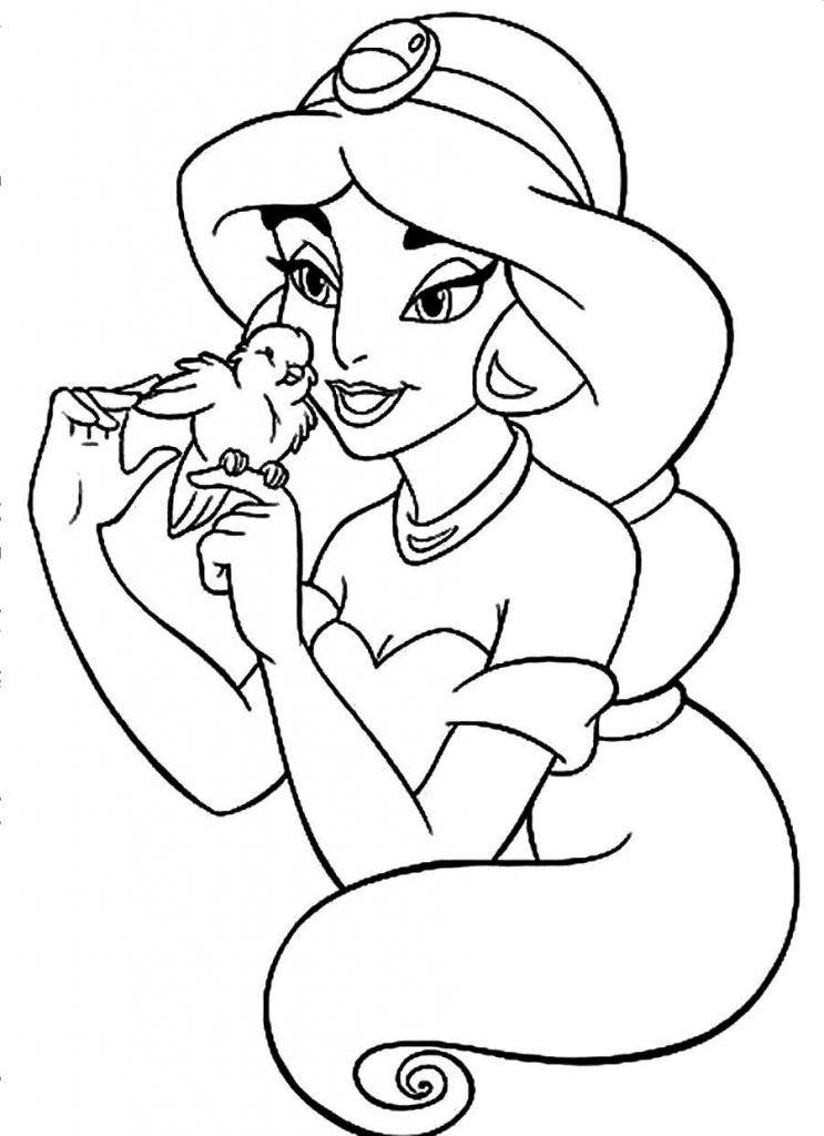 Dibujos para colorear e imprimir Jasmine