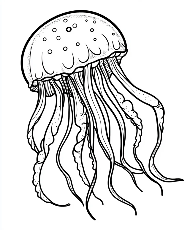 Dibujos para colorear e imprimir Jellyfish