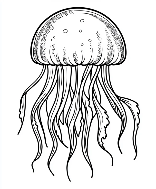 Dibujos para colorear e imprimir Jellyfish