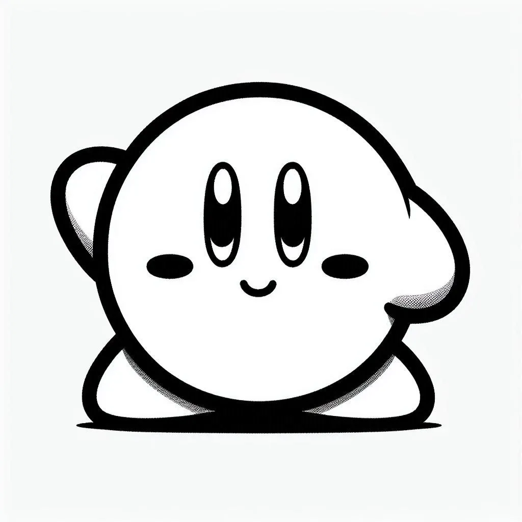 Dibujos para colorear e imprimir Kirby