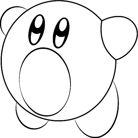 Dibujos para colorear e imprimir Kirby