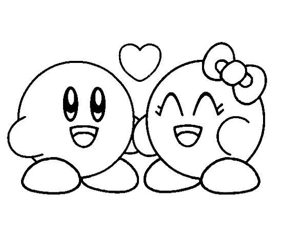 Dibujos para colorear e imprimir Kirby