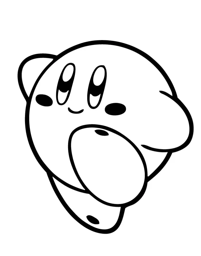 Dibujos para colorear e imprimir Kirby