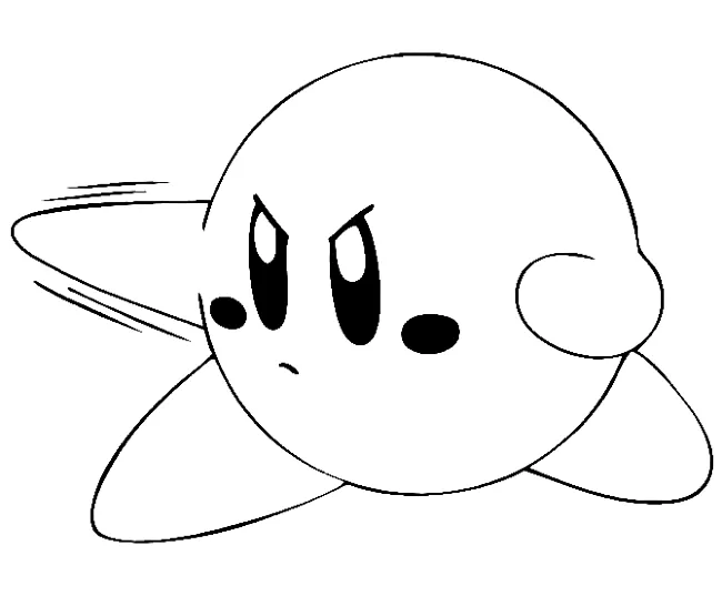 Dibujos para colorear e imprimir Kirby