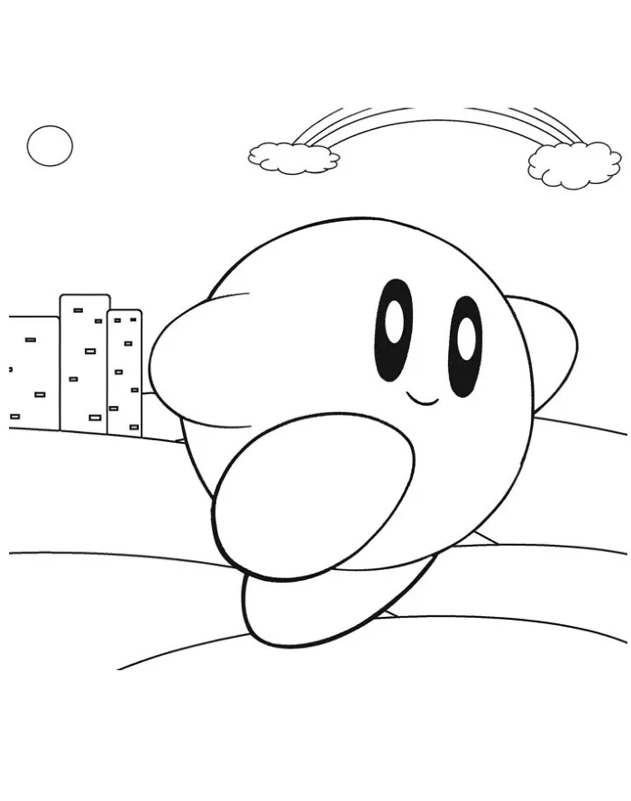 Dibujos para colorear e imprimir Kirby