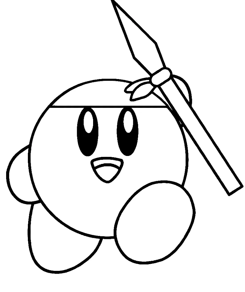 Dibujos para colorear e imprimir Kirby