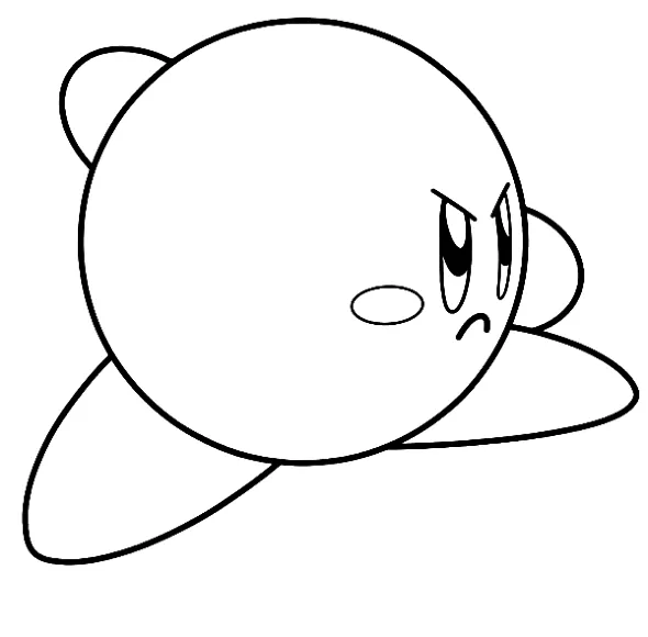 Dibujos para colorear e imprimir Kirby