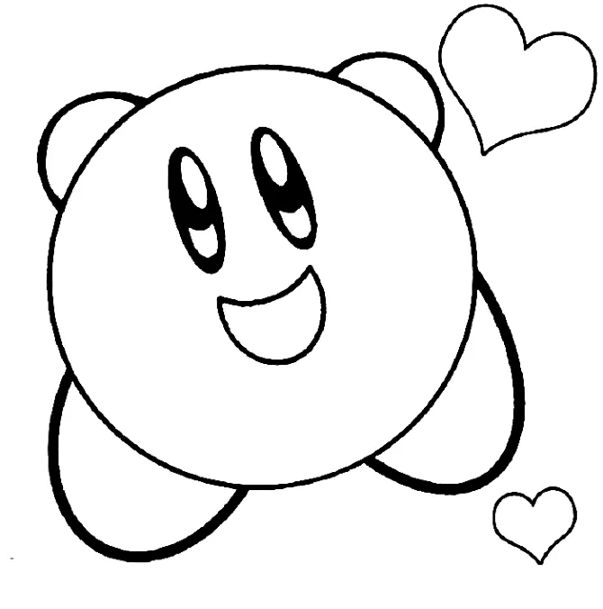 Dibujos para colorear e imprimir Kirby