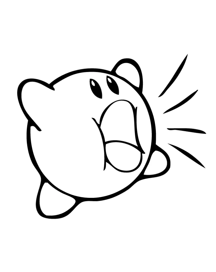 Dibujos para colorear e imprimir Kirby