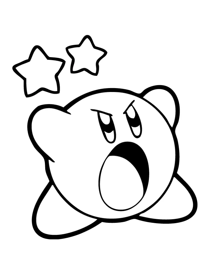 Dibujos para colorear e imprimir Kirby