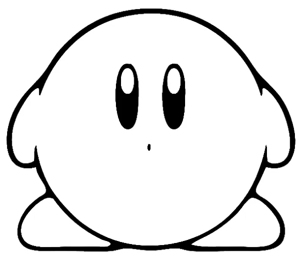 Dibujos para colorear e imprimir Kirby