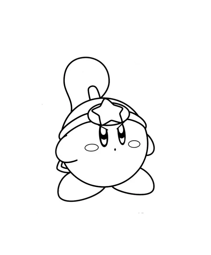 Dibujos para colorear e imprimir Kirby