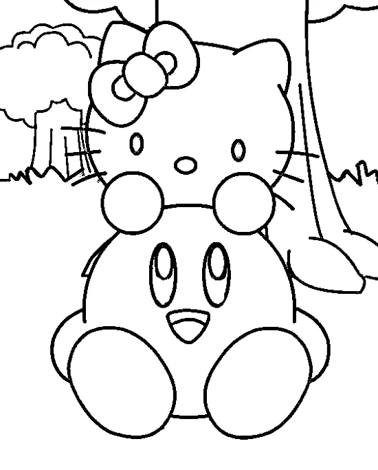 Dibujos para colorear e imprimir Kirby