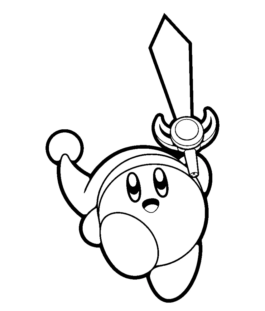 Dibujos para colorear e imprimir Kirby